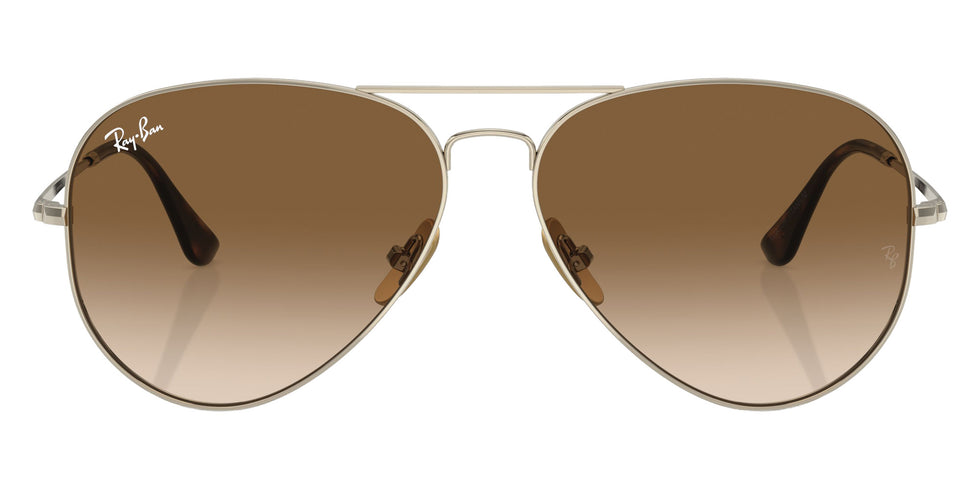 Ray-Ban RB8089 Aviator Titanium 926551 58 - Arista Gold / Clear & Brown #id:rb8089926551_s:100100