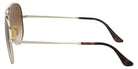 Ray-Ban RB8089 Aviator Titanium 926551 62 - Arista Gold / Clear and Brown #id:rb8089926551_s:100110