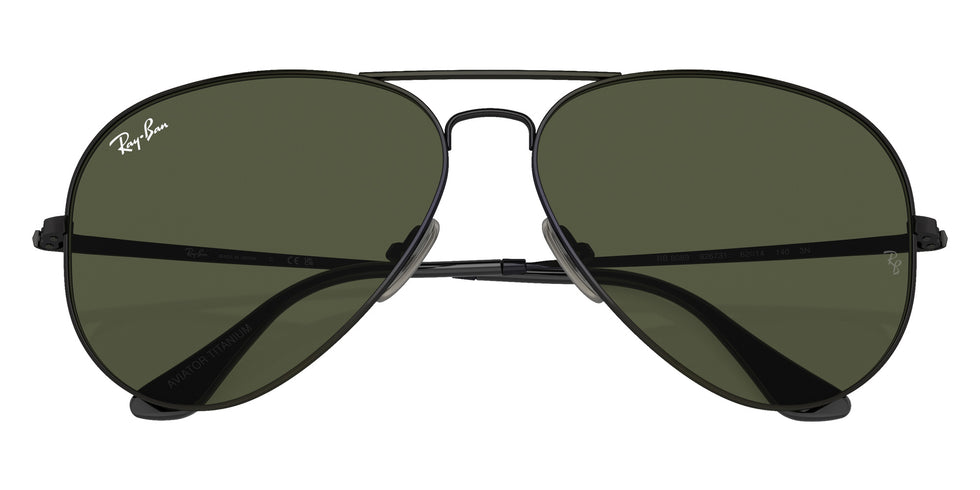 Ray-Ban RB8089 Aviator Titanium 926731 62 - Black / Green #id:rb8089926731_s:102125
