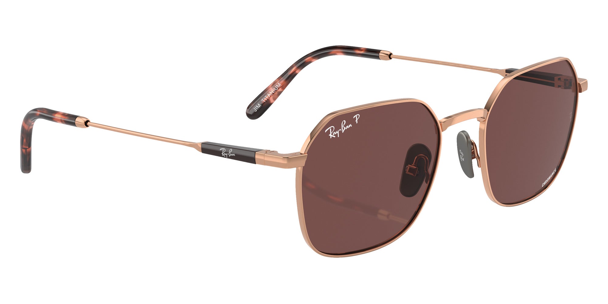 Ray-Ban RB8094 Jim Titanium 9266AF 53 - Light Brown #id:rb80949266af_s:100120