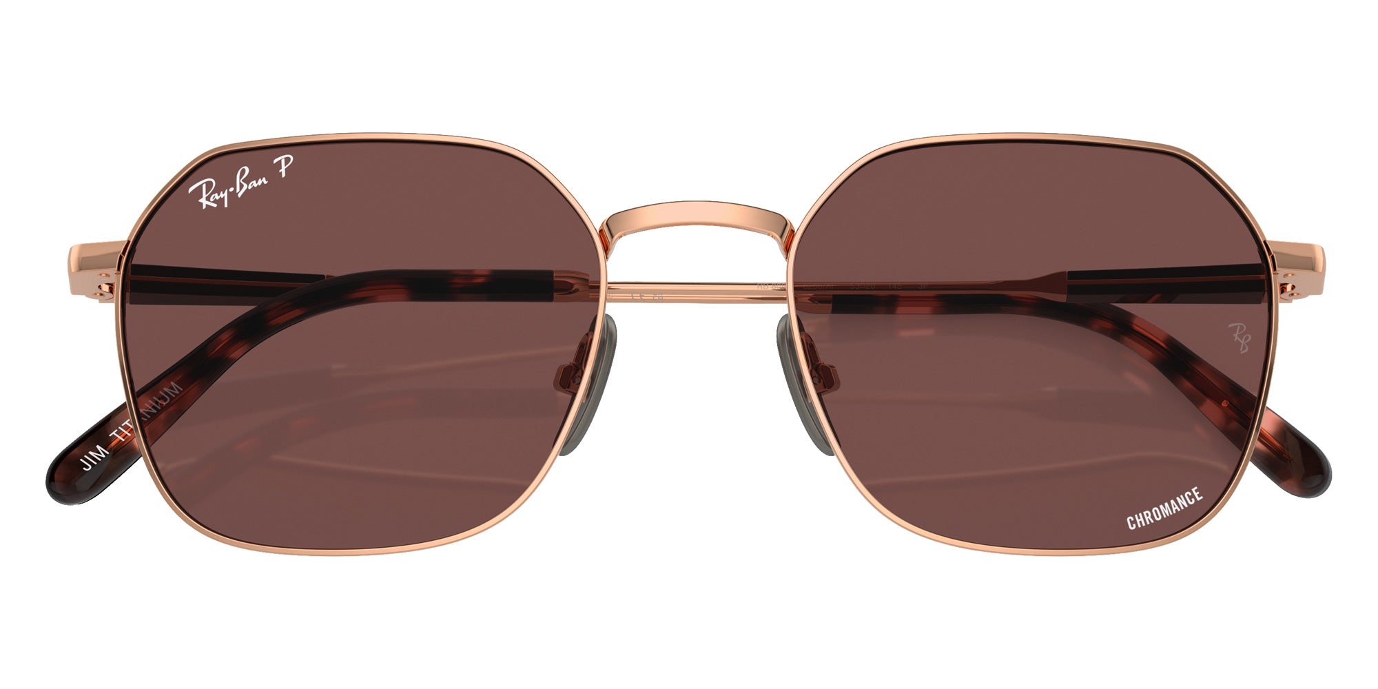 Ray-Ban RB8094 Jim Titanium 9266AF 53 - Light Brown #id:rb80949266af_s:100125