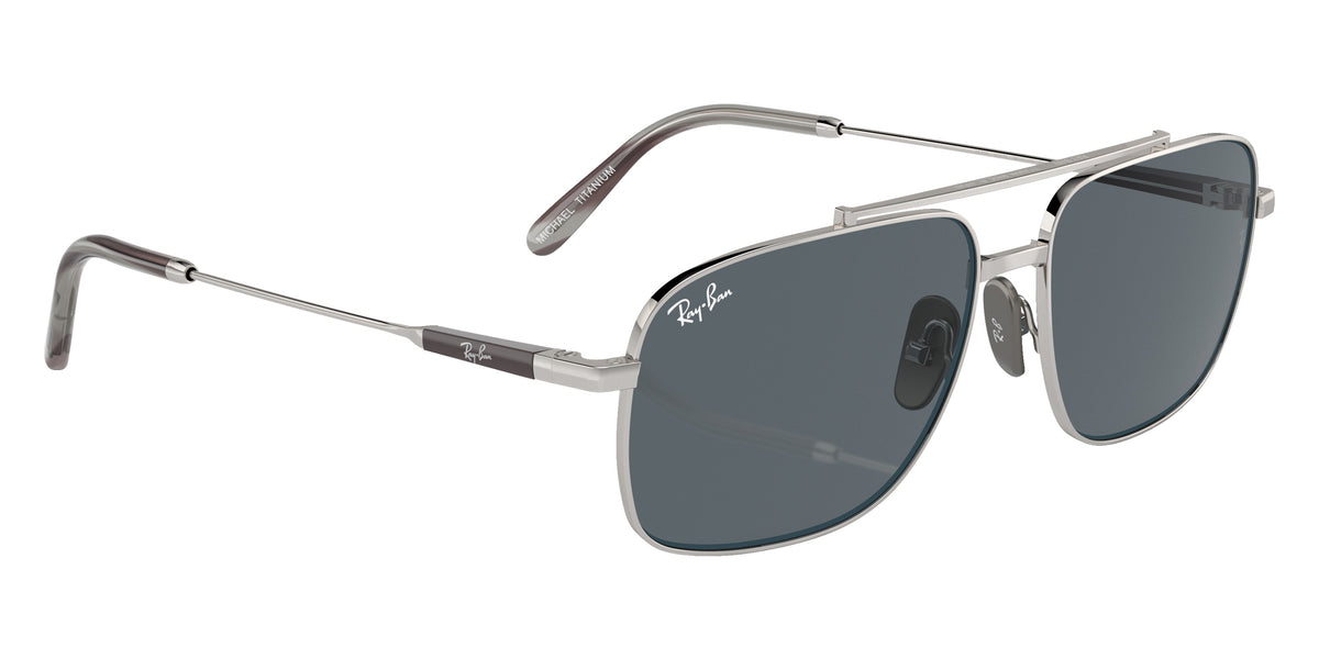 Ray-Ban RB8096 Michael Titanium 9209R5 59 - Silver / Blue #id:rb80969209r5_s:100120