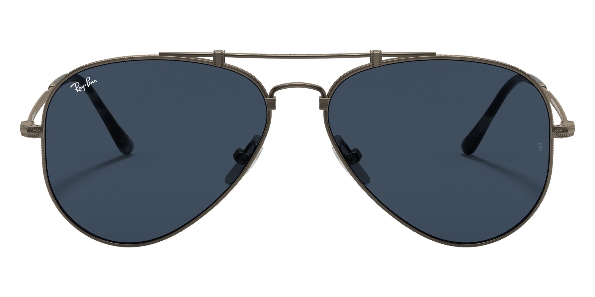 Ray-Ban RB8125 Aviator Titanium 9138T0 58 - Gray / Dark Blue #id:rb81259138t0_s:100100