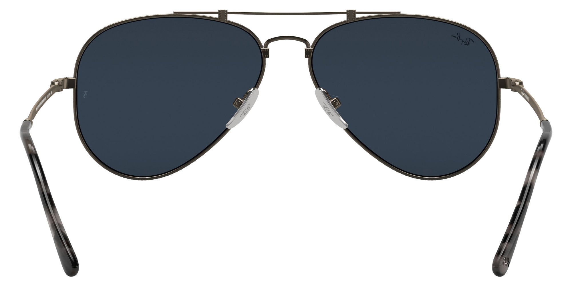 Ray-Ban RB8125 Aviator Titanium 9138T0 58 - Gray / Dark Blue #id:rb81259138t0_s:100115