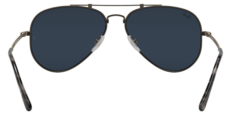 Ray-Ban RB8125 Aviator Titanium 9138T0 58 - Gray / Dark Blue #id:rb81259138t0_s:100115