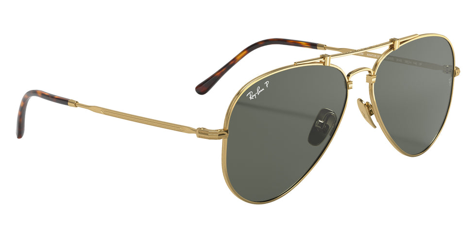 Ray-Ban RB8125M Aviator Titanium 9143 58 - Gold #id:rb8125m9143_s:100120