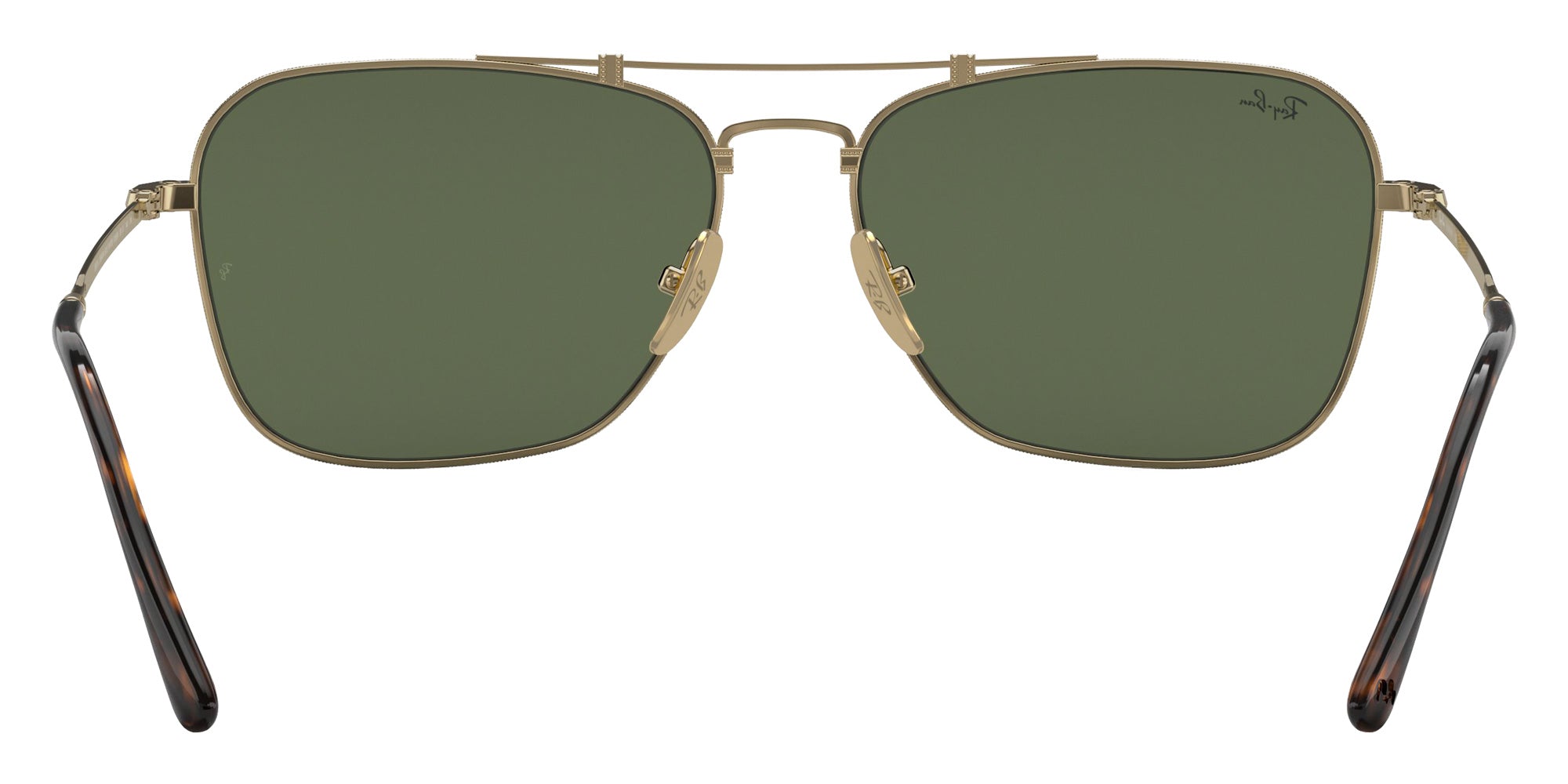 Ray-Ban RB8136 Caravan Titanium 913658 58 - Gold / Dark Green #id:rb8136913658_s:100115