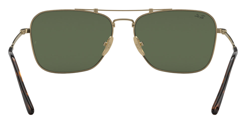 Ray-Ban RB8136 Caravan Titanium 913658 58 - Gold / Dark Green #id:rb8136913658_s:100115