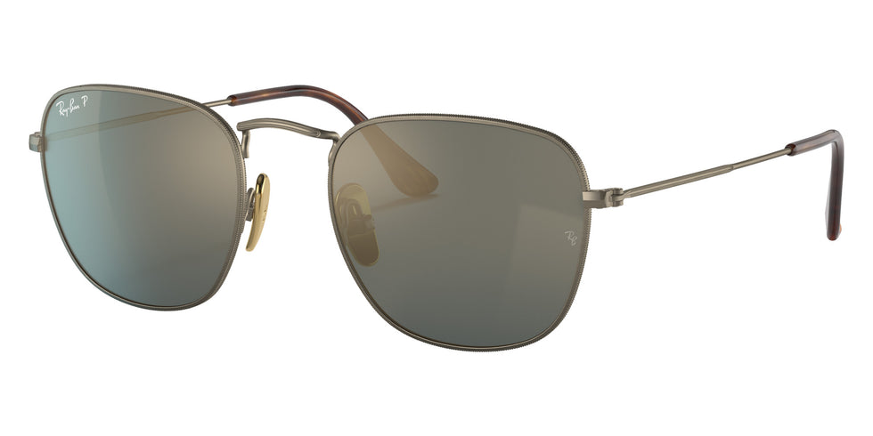Ray-Ban RB8157 Frank Titanium 9207T0 51 - Gold / Crystal Blue Polarized Mirrored #id:rb81579207t0_s:100105