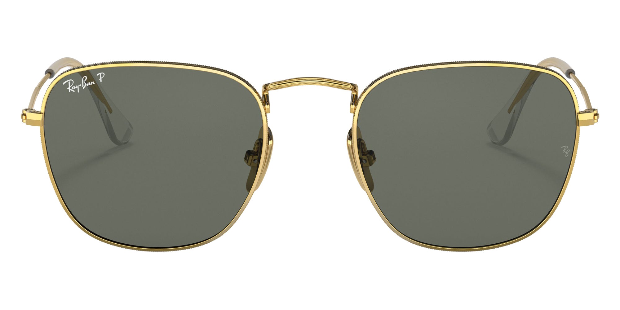 Ray-Ban RB8157 Frank Titanium 921658 48 - Gold / G-15 Green Polarized #id:rb8157921658_s:100100