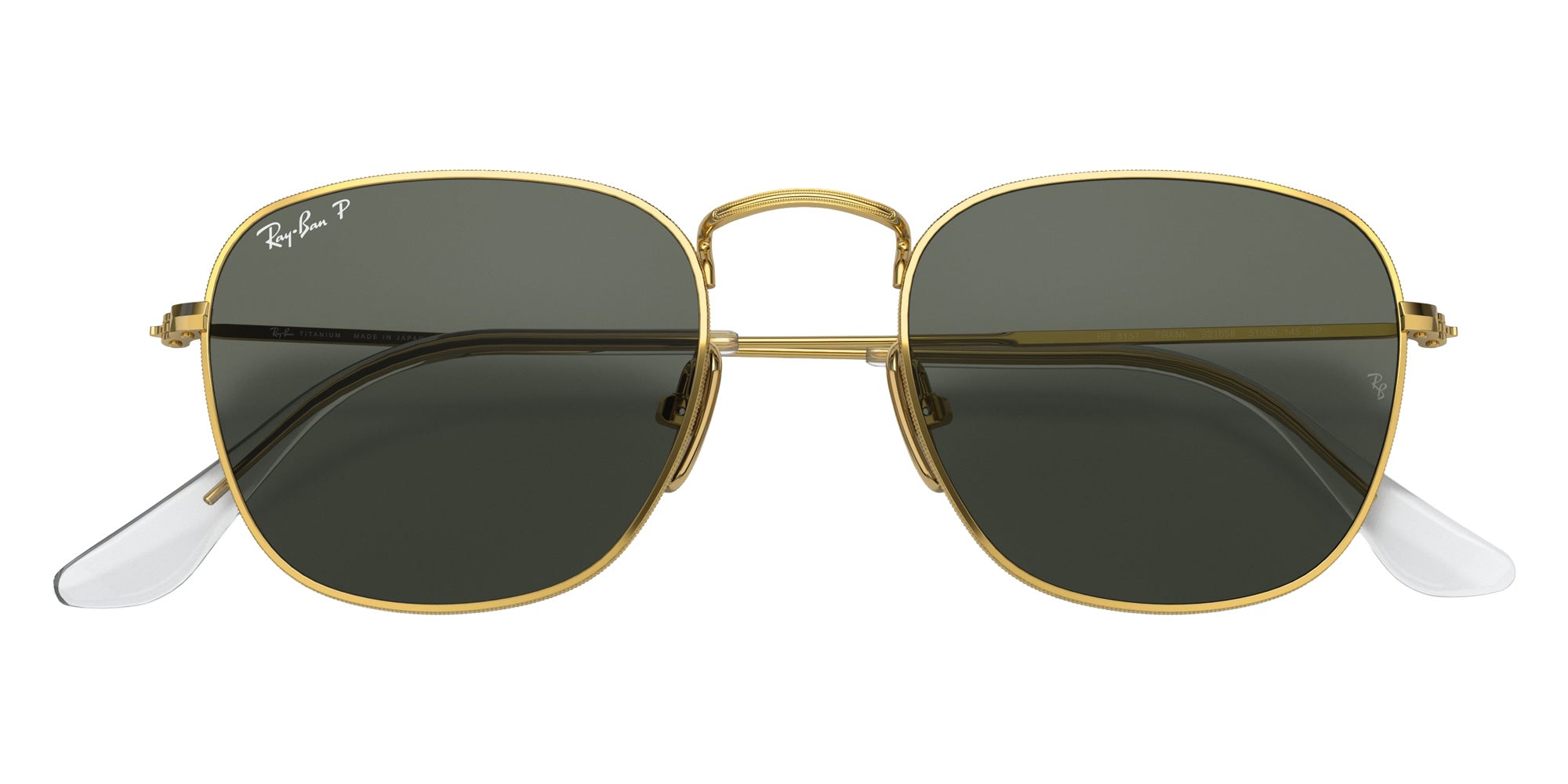 Ray-Ban RB8157 Frank Titanium 921658 48 - Gold / G-15 Green Polarized #id:rb8157921658_s:100125