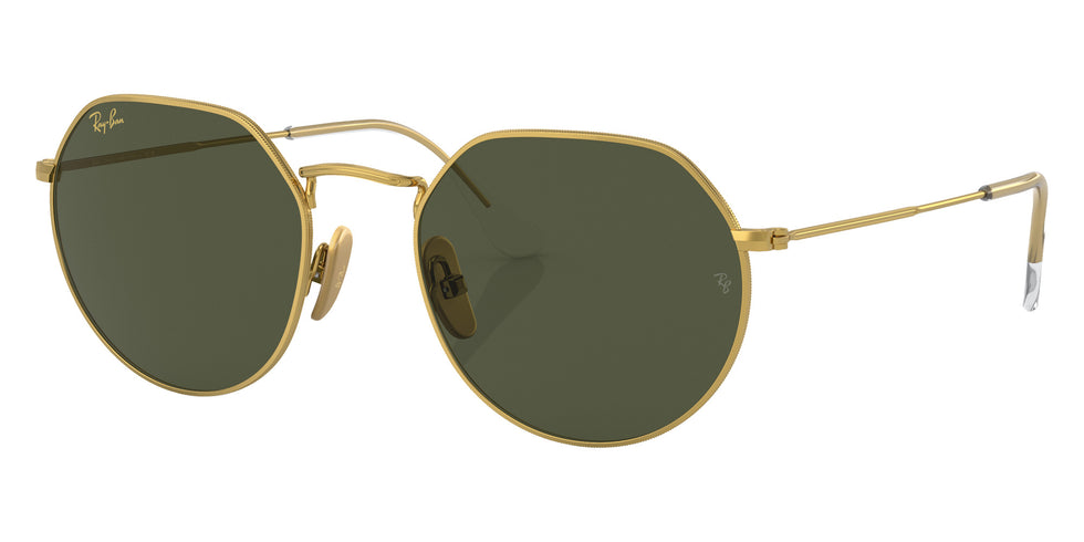 Ray-Ban RB8165 Jack Titanium 921631 53 - Gold / Green #id:rb8165921631_s:102105