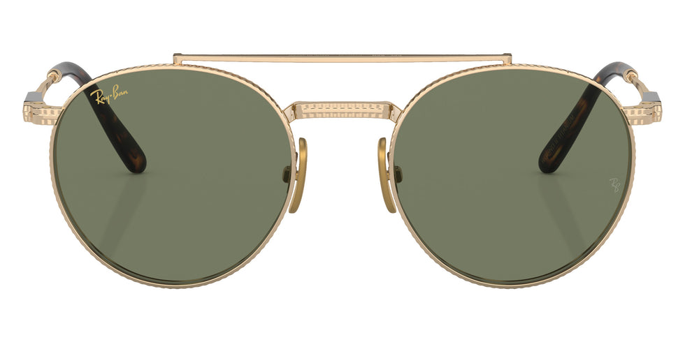 Ray-Ban RB8237 Round II Titanium 313852 50 - Arista Gold #id:rb8237313852_s:100100