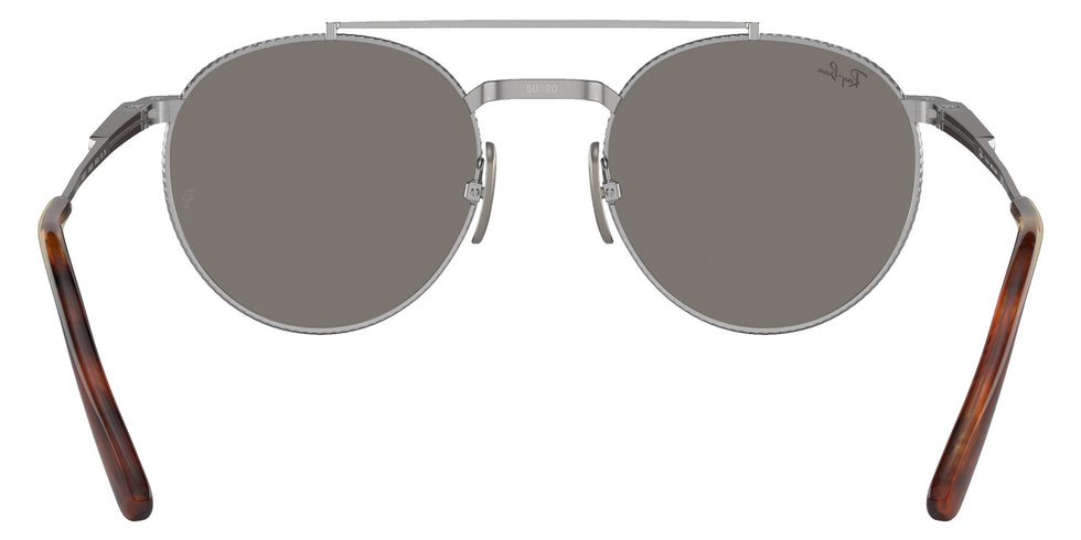 Ray-Ban RB8237 Round II Titanium 3139O4 50 - Silver / Gray Blue Mirrored #id:rb82373139o4_s:100115