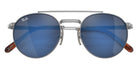 Ray-Ban RB8237 Round II Titanium 3139O4 50 - Silver / Gray Blue Mirrored #id:rb82373139o4_s:100125