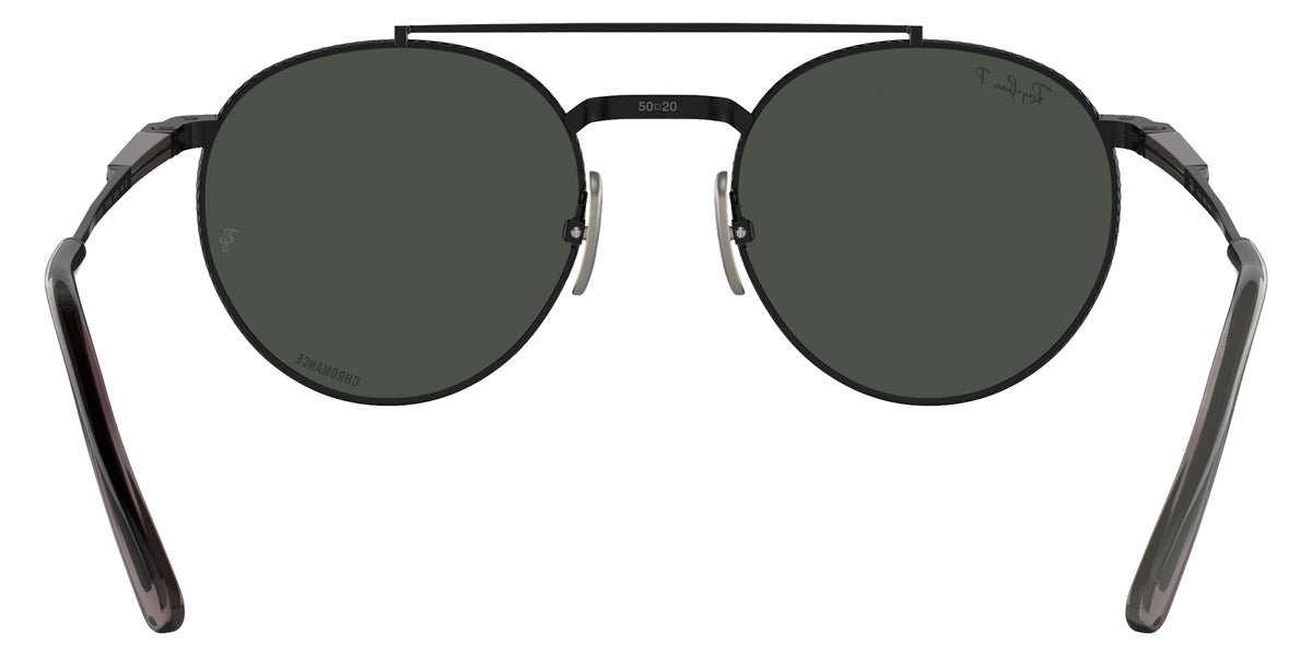 Ray-Ban RB8237 Round II Titanium 3141K8 53 - Black / Dark Gray Polarized+ #id:rb82373141k8_s:100115