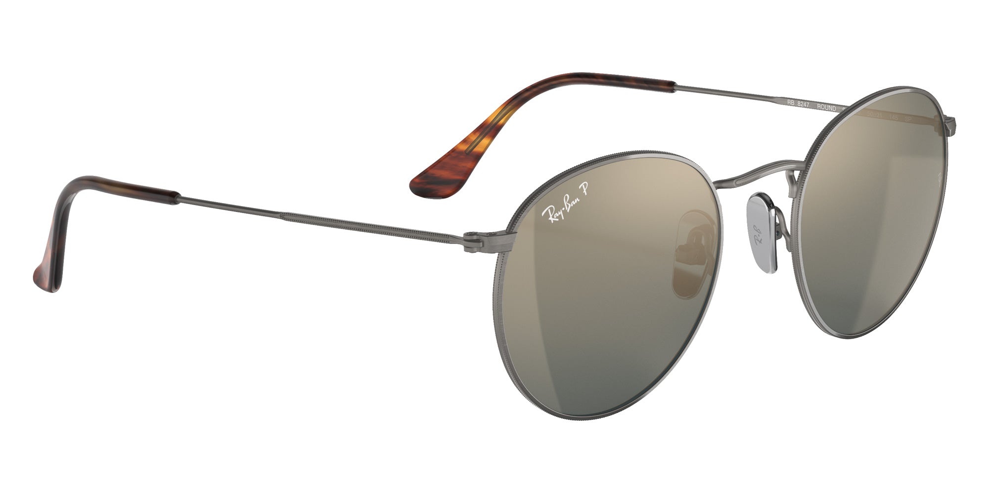 Ray-Ban RB8247 Round Titanium 9208T0 50 - Gunmetal #id:rb82479208t0_s:100120