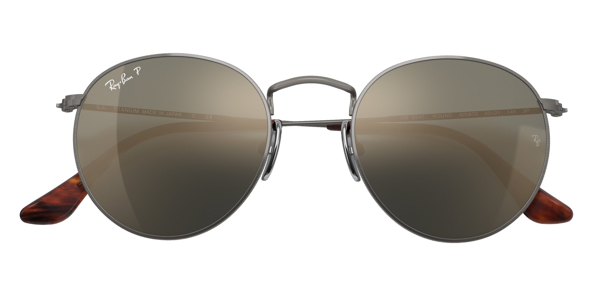 Ray-Ban RB8247 Round Titanium 9208T0 50 - Gunmetal #id:rb82479208t0_s:100125