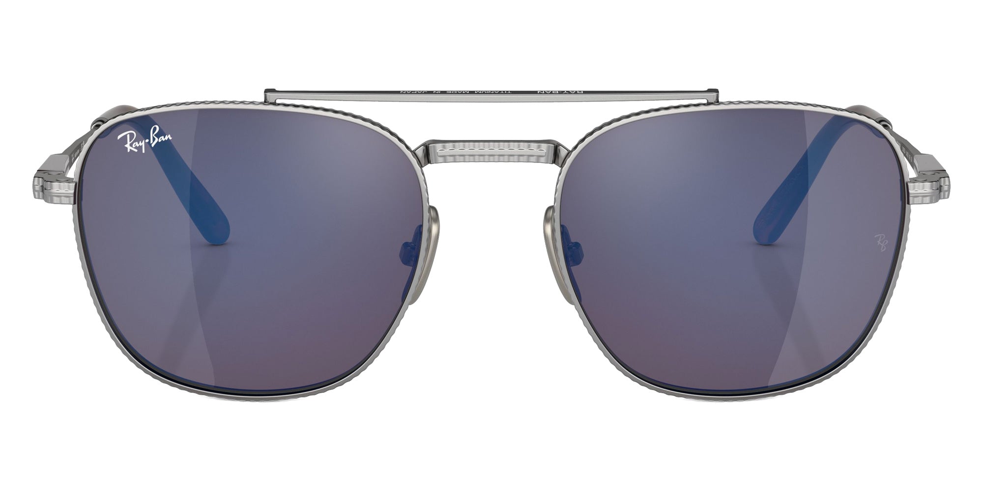 Ray-Ban RB8258 Frank II Titanium 3139O4 54 - Silver / Gray Blue Mirrored #id:rb82583139o4_s:100100