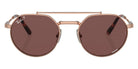 Ray-Ban RB8265 Jack II Titanium 3140AF 53 - Rose Gold / Dark Violet Polarized+ #id:rb82653140af_s:100100