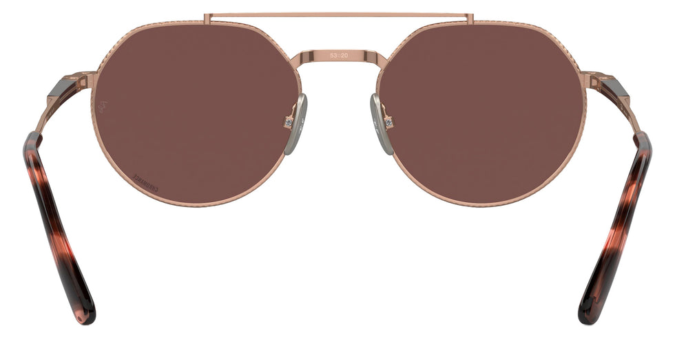 Ray-Ban RB8265 Jack II Titanium 3140AF 53 - Rose Gold / Dark Violet Polarized+ #id:rb82653140af_s:100115