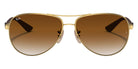 Ray-Ban RB8313 Carbon Fibre 001/51 58 - Arista Gold / Light Brown Gradient #id:rb831300151_s:100100