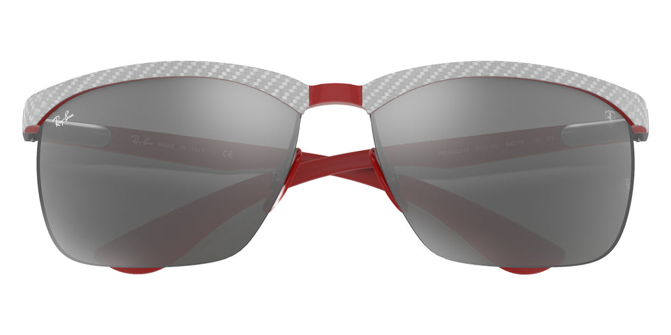 Ray-Ban RB8324M Scuderia Ferrari F0516G 64 - Gray / Gray Mirrored Silver #id:rb8324mf0516g_s:100125