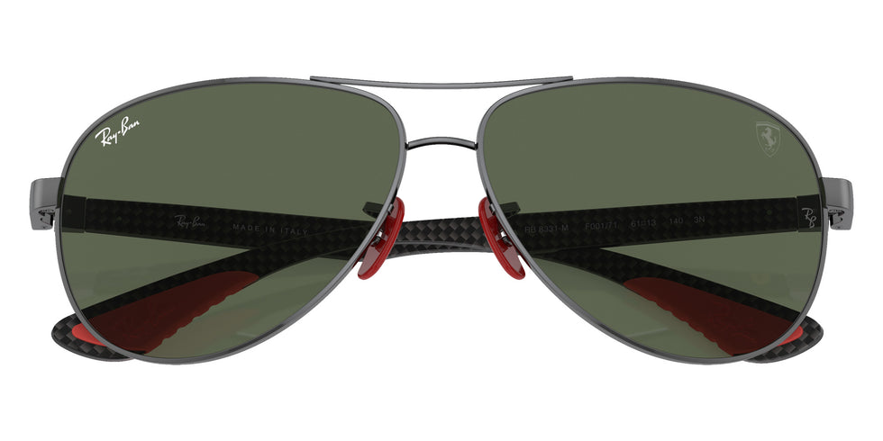 Ray-Ban RB8331M Scuderia Ferrari F00171 61 - Gunmetal / Dark Green #id:rb8331mf00171_s:100125