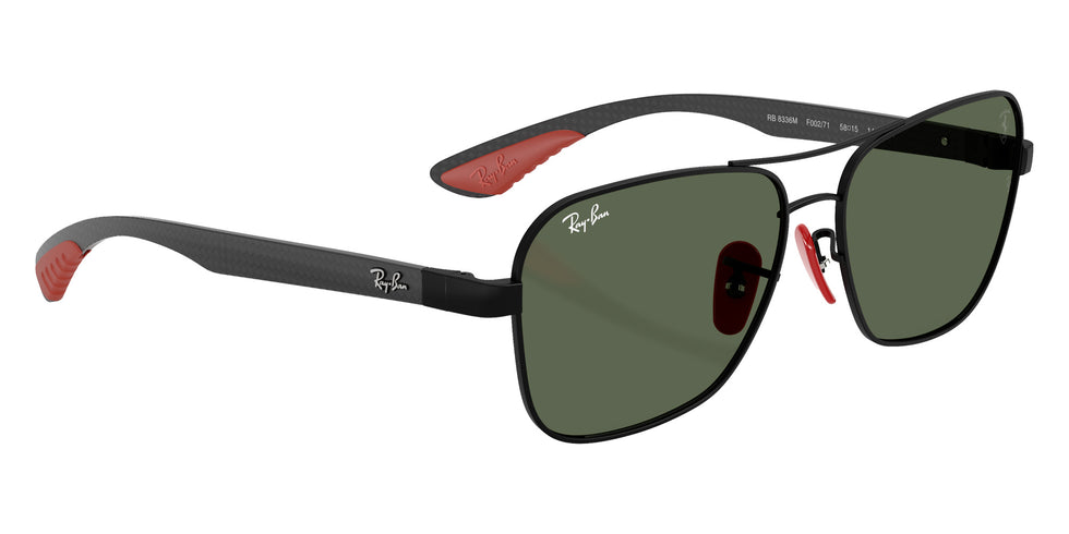 Ray-Ban RB8336M Scuderia Ferrari F00271 58 - Matte Black / Dark Green #id:rb8336mf00271_s:100120
