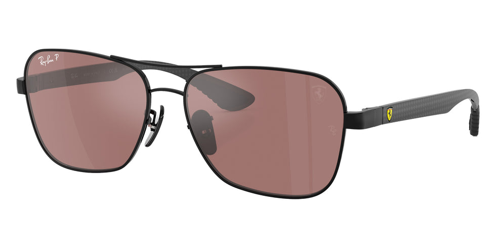 Ray-Ban RB8336M Scuderia Ferrari Chromance F117H2 58 - Black / Purple Mirrored Silver Polarized #id:rb8336mf117h2_s:100105