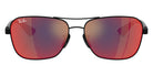 Ray-Ban RB8336M Scuderia Ferrari F1186P 58 - Matte Black / Dark Gray Mirrored Blue/Red #id:rb8336mf1186p_s:106100