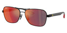 Ray-Ban RB8336M Scuderia Ferrari F1186P 58 - Matte Black / Dark Gray Mirrored Blue/Red #id:rb8336mf1186p_s:106105