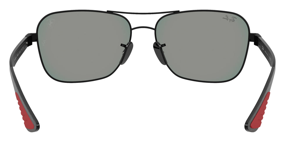 Ray-Ban RB8336M Scuderia Ferrari F1186P 58 - Matte Black / Dark Gray Mirrored Blue/Red #id:rb8336mf1186p_s:106115