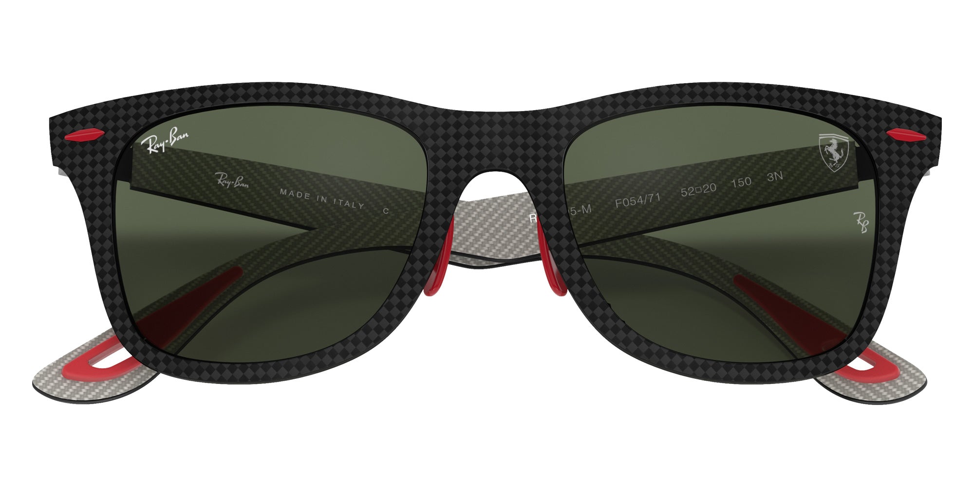 Ray-Ban RB8395M Scuderia Ferrari F05471 52 - Black / G-15 Green #id:rb8395mf05471_s:100125