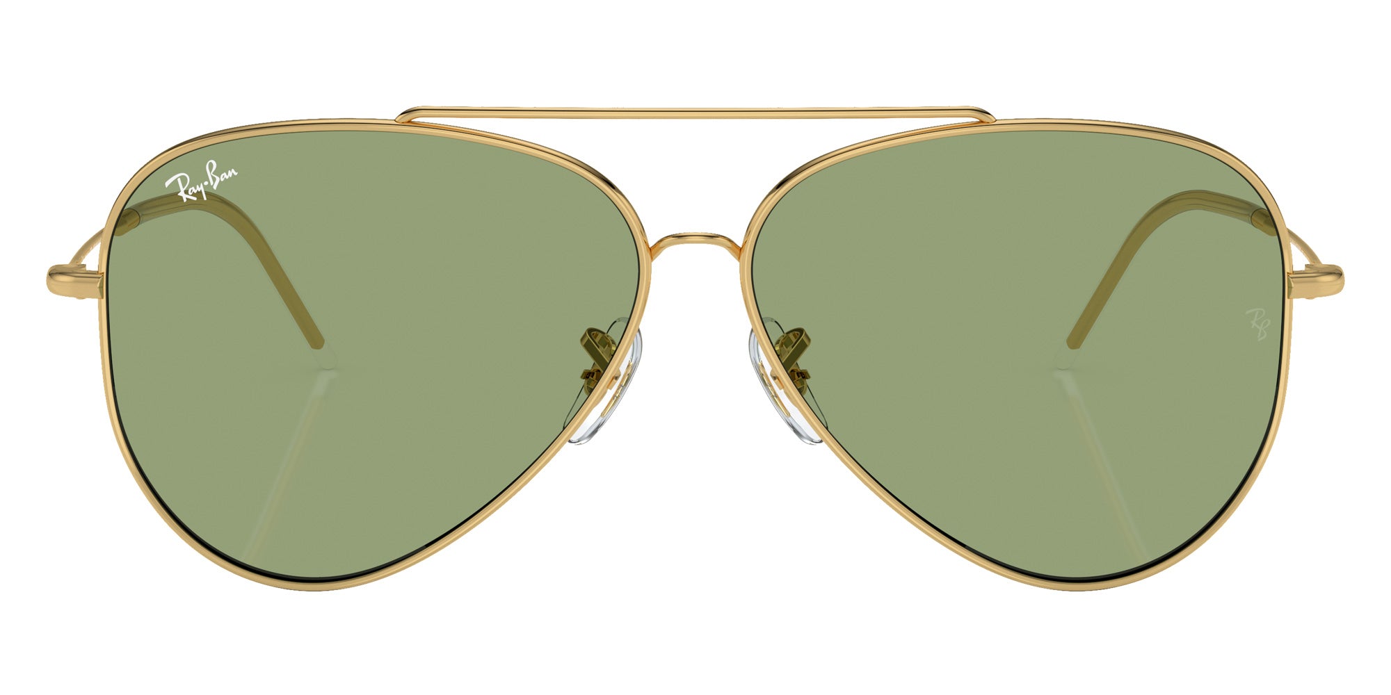Ray-Ban RBR0101S Aviator Reverse 001/82 62 - Arista Gold / Green #id:rbr0101s00182_s:100100