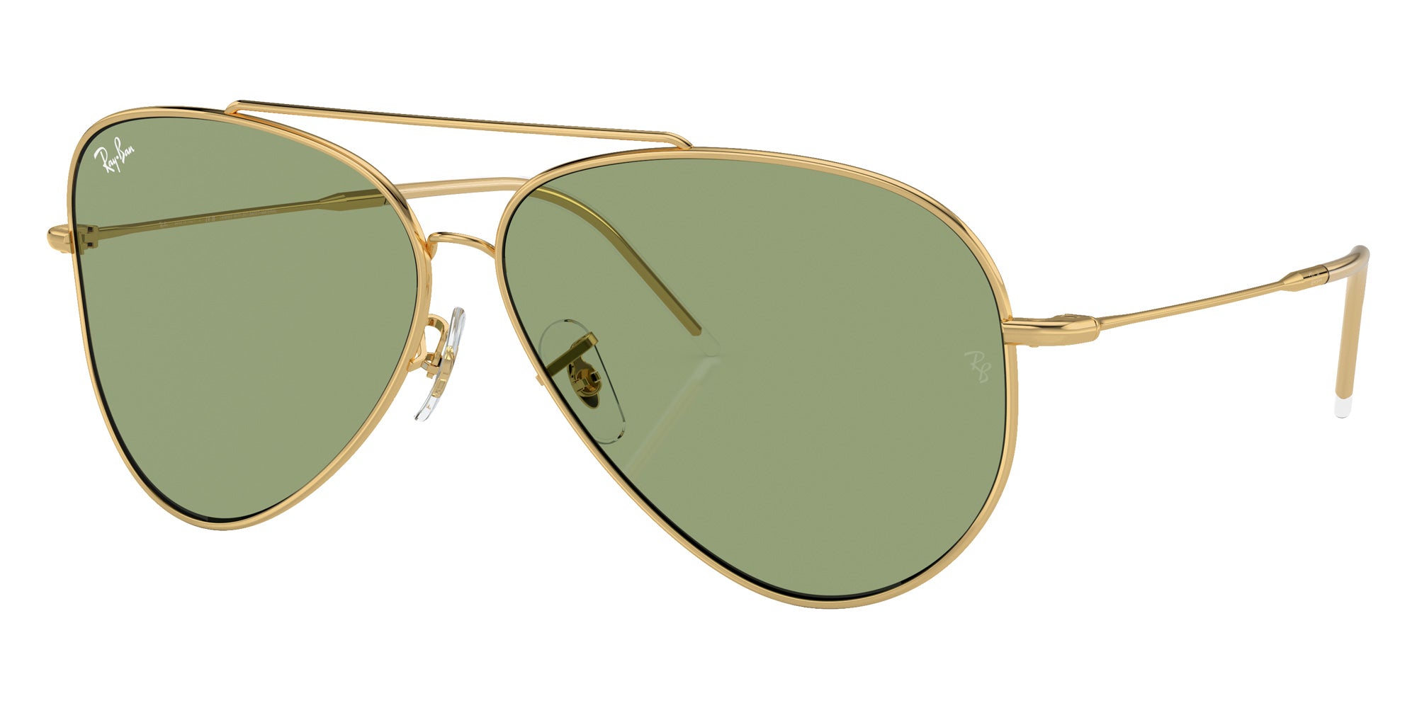 Ray-Ban RBR0101S Aviator Reverse 001/82 62 - Arista Gold / Green #id:rbr0101s00182_s:100105