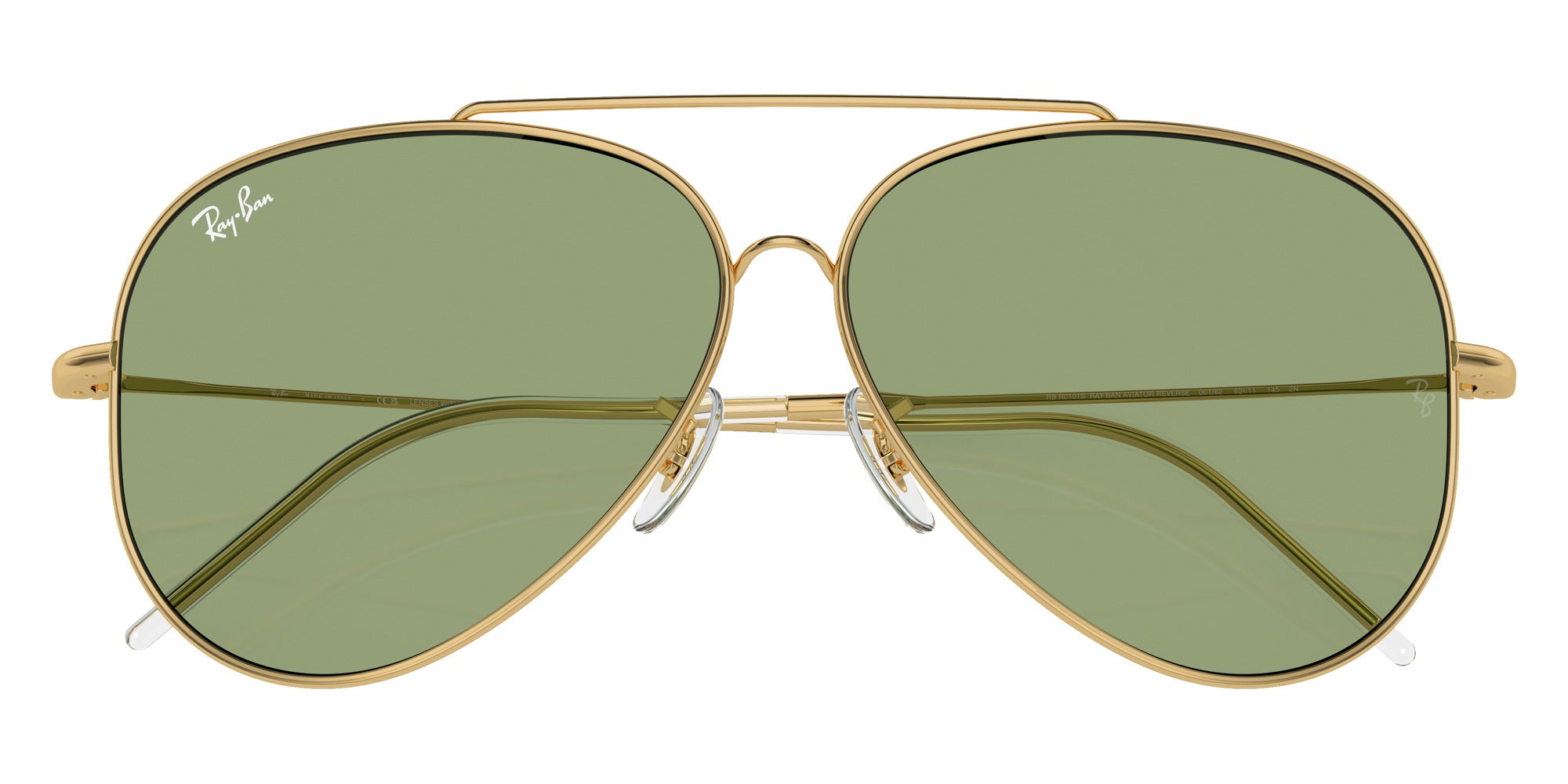 Ray-Ban RBR0101S Aviator Reverse 001/82 62 - Arista Gold / Green #id:rbr0101s00182_s:100125