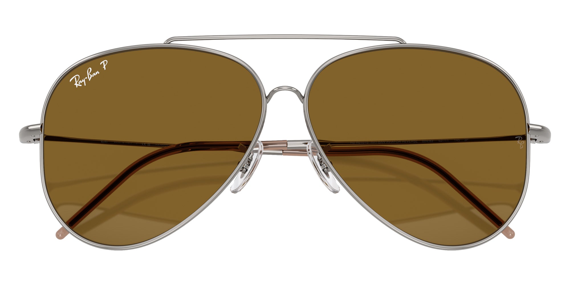 Ray-Ban RBR0101S Aviator Reverse 004/83 62 - Gunmetal / Polarized Dark Brown #id:rbr0101s00483_s:102125