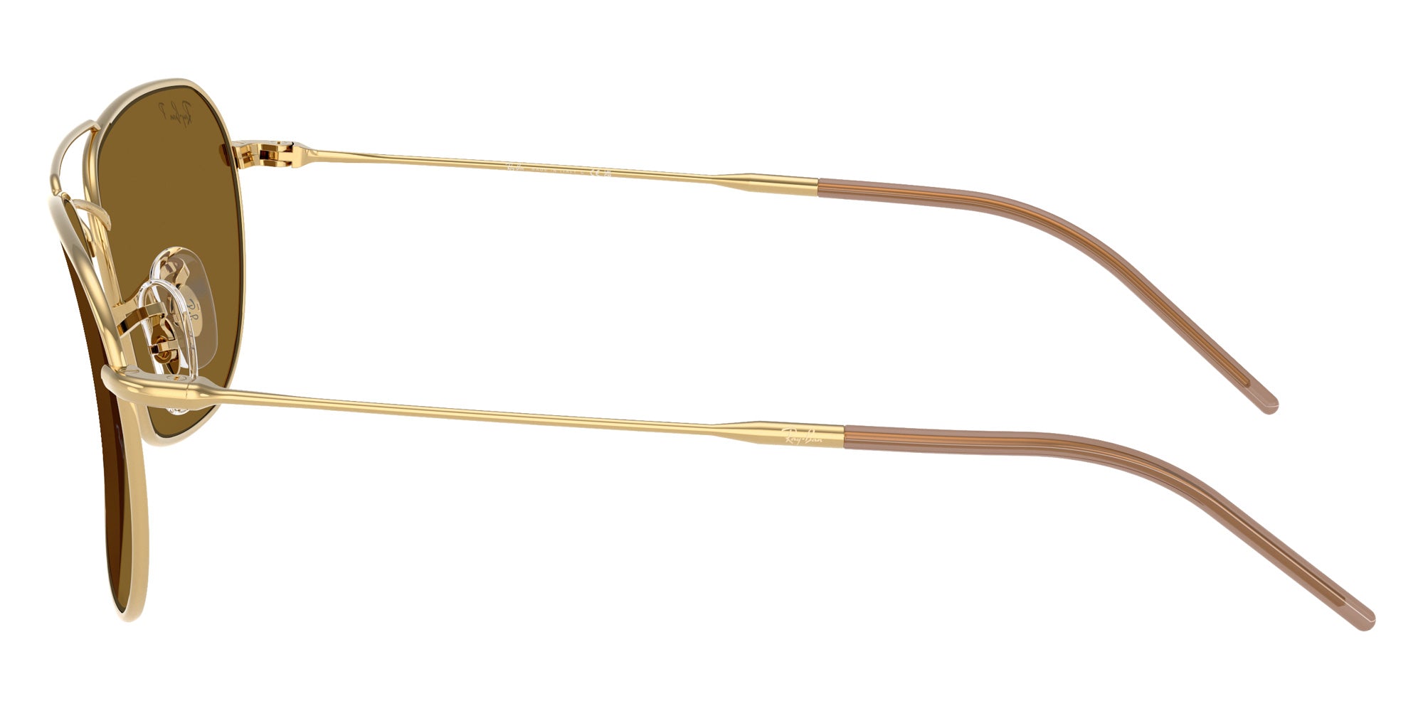 Ray-Ban RBR0102S Caravan Reverse 001/83 58 - Arista Gold / Polarized Dark Brown #id:rbr0102s00183_s:100110