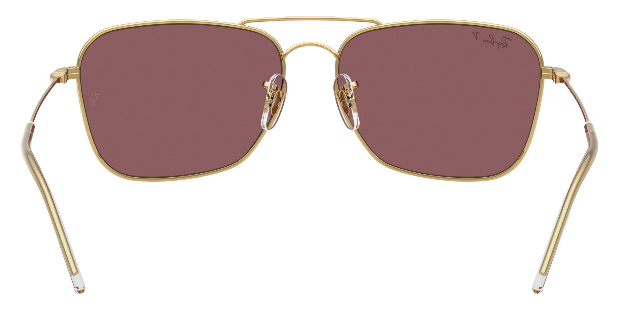 Ray-Ban RBR0102S Caravan Reverse 001/LB 58 - Arista Gold / Polarized Pink Mirrored #id:rbr0102s001lb_s:104115