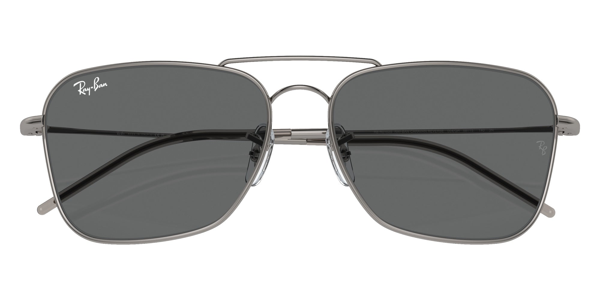 Ray-Ban RBR0102S Caravan Reverse 004/GR 61 - Gunmetal / Dark Gray #id:rbr0102s004gr_s:106125