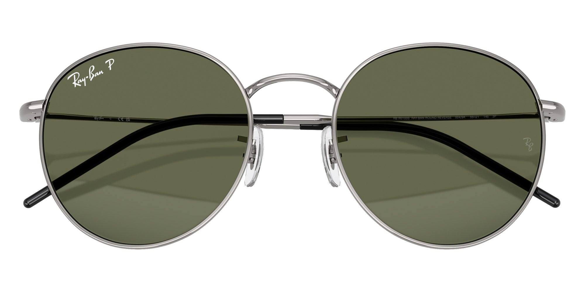 Ray-Ban RBR0103S Round Reverse 004/9A 53 - Gunmetal / Polarized Dark Green #id:rbr0103s0049a_s:106125