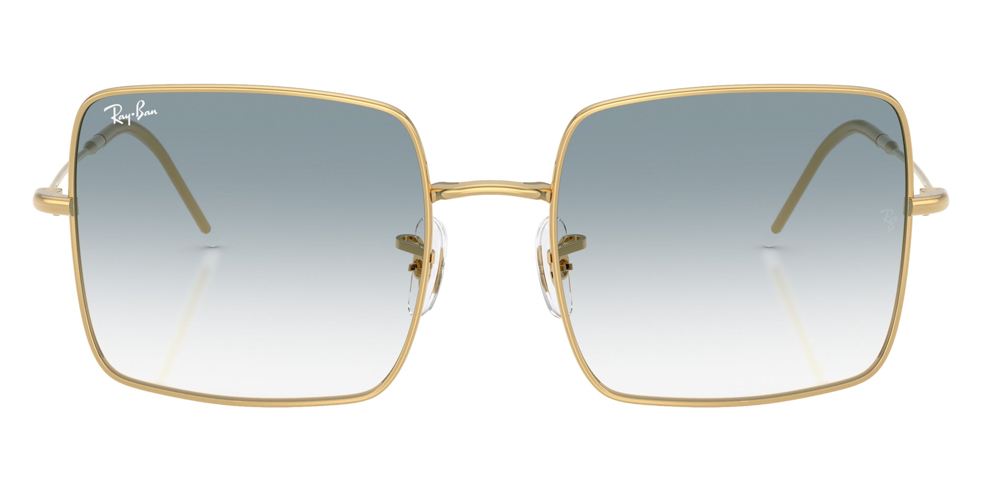 Ray-Ban RBR0104S Square 1971 Reverse 001/79 56 - Arista Gold / Clear Gradient Blue #id:rbr0104s00179_s:100100