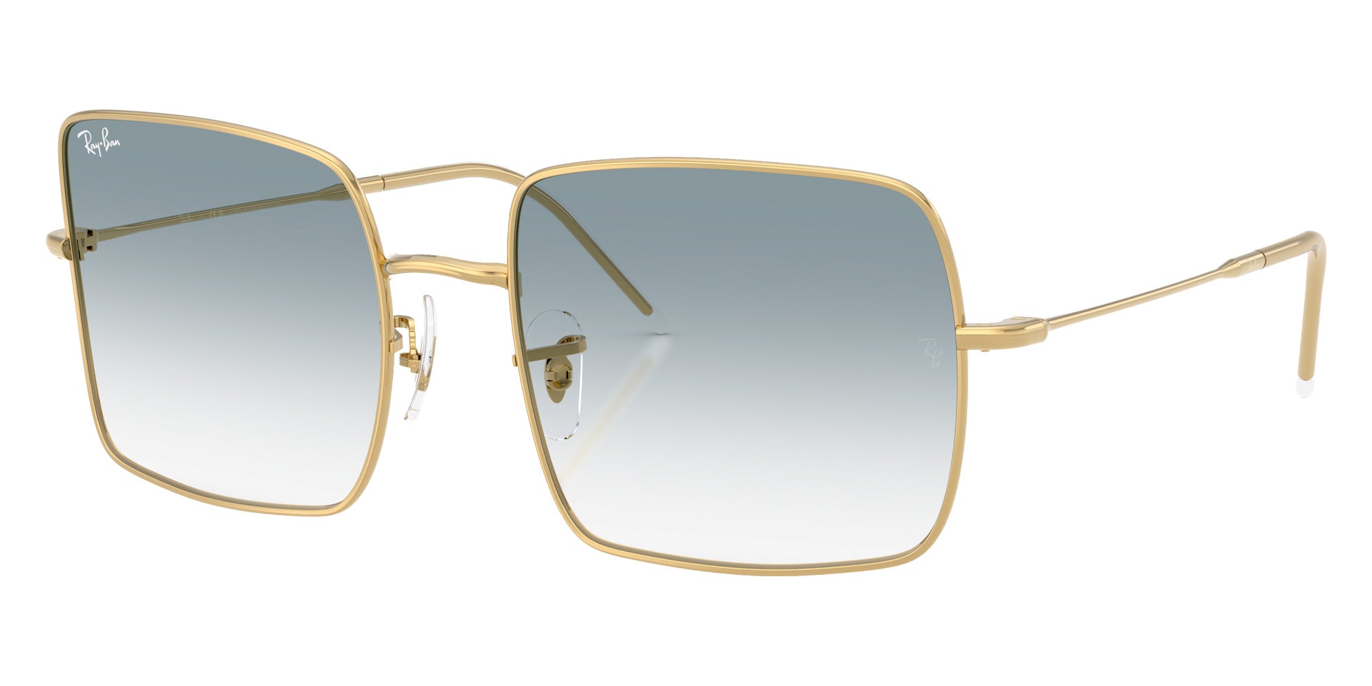 Ray-Ban RBR0104S Square 1971 Reverse 001/79 56 - Arista Gold / Clear Gradient Blue #id:rbr0104s00179_s:100105