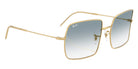 Ray-Ban RBR0104S Square 1971 Reverse 001/79 56 - Arista Gold / Clear Gradient Blue #id:rbr0104s00179_s:100120