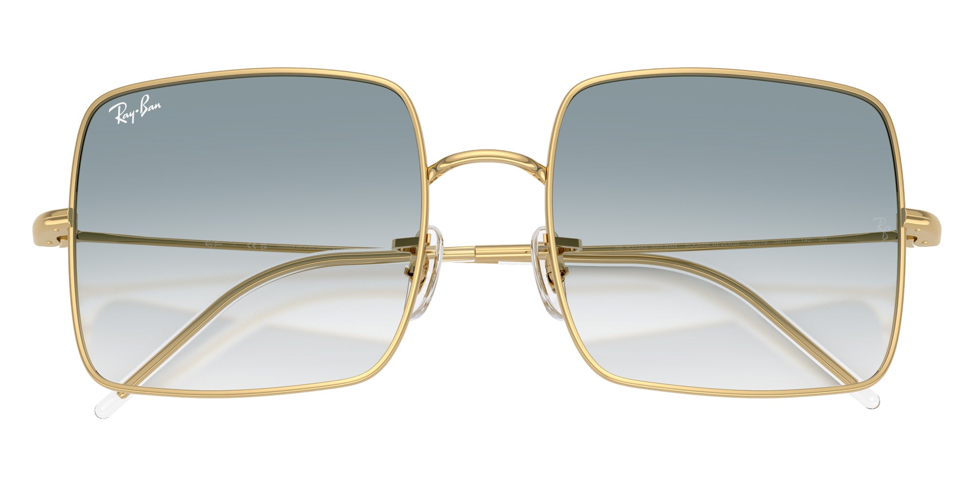 Ray-Ban RBR0104S Square 1971 Reverse 001/79 56 - Arista Gold / Clear Gradient Blue #id:rbr0104s00179_s:100125