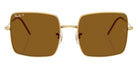 Ray-Ban RBR0104S Square 1971 Reverse 001/83 56 - Arista Gold / Dark Brown Polarized #id:rbr0104s00183_s:102100