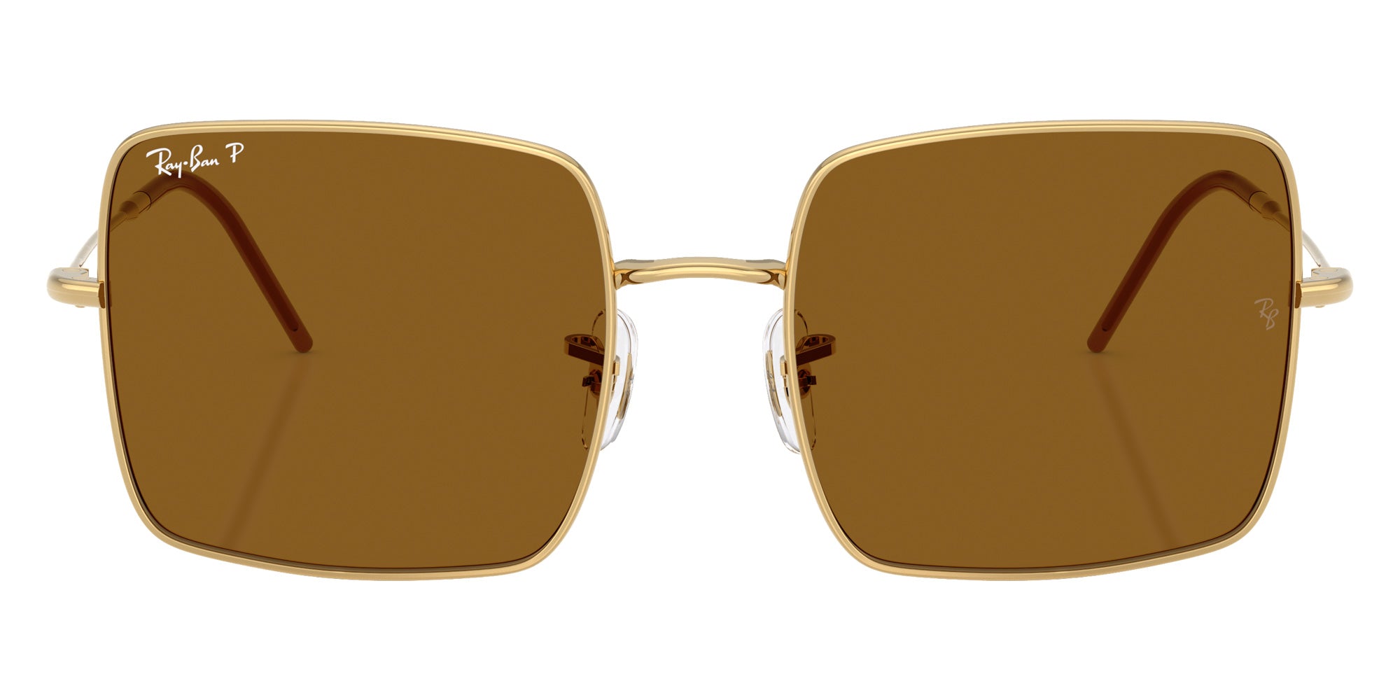 Ray-Ban RBR0104S Square 1971 Reverse 001/83 56 - Arista Gold / Dark Brown Polarized #id:rbr0104s00183_s:102100