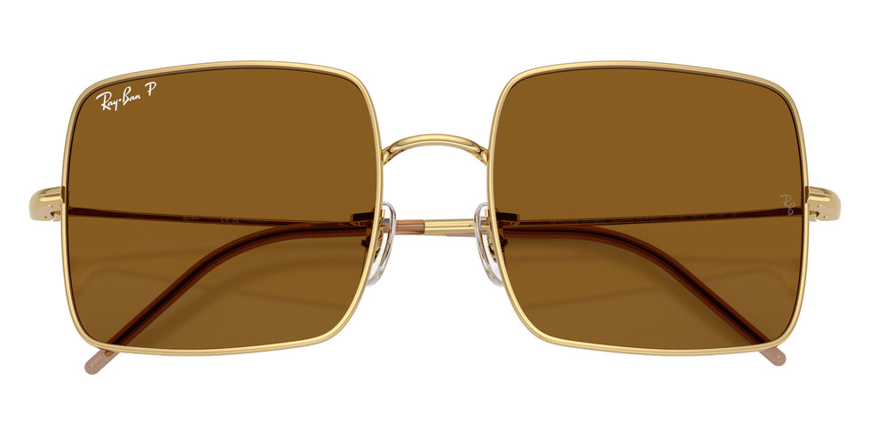 Ray-Ban RBR0104S Square 1971 Reverse 001/83 56 - Arista Gold / Dark Brown Polarized #id:rbr0104s00183_s:102125