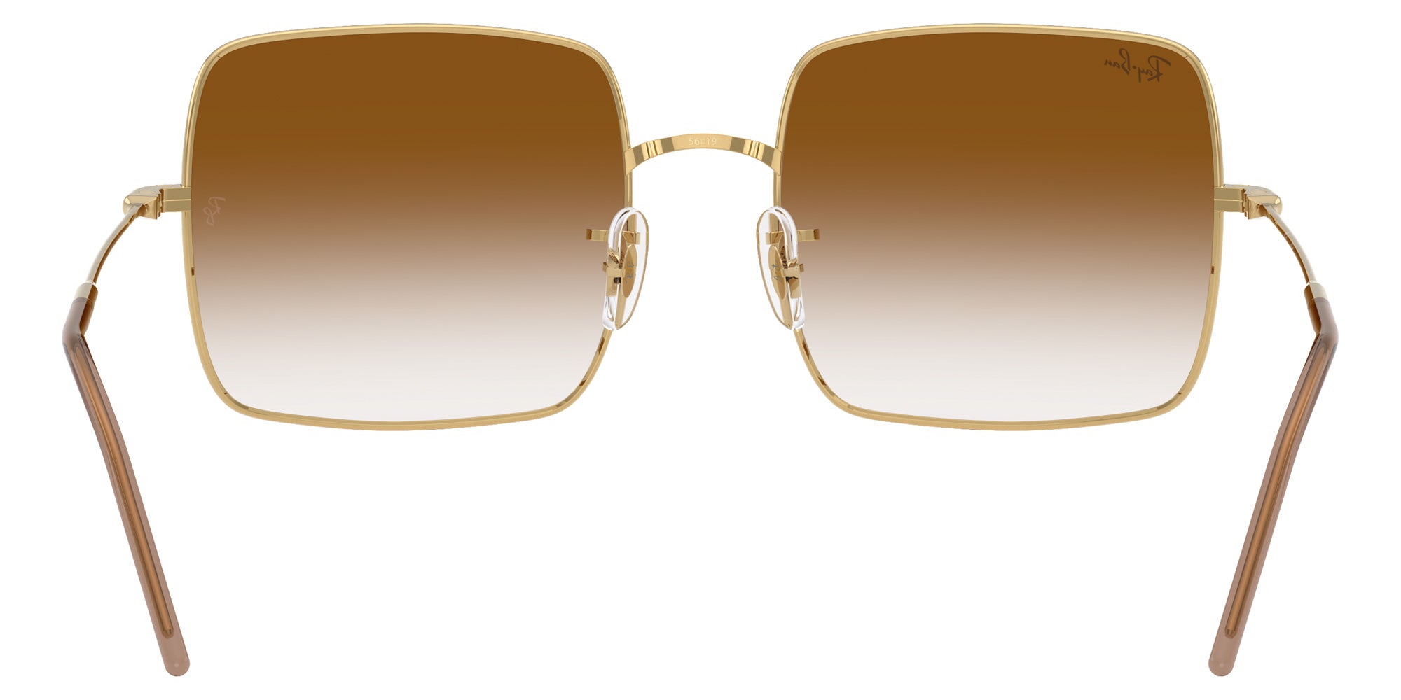 Ray-Ban RBR0104S Square 1971 Reverse 001/CB 54 - Arista Gold / Clear Gradient Brown #id:rbr0104s001cb_s:104115